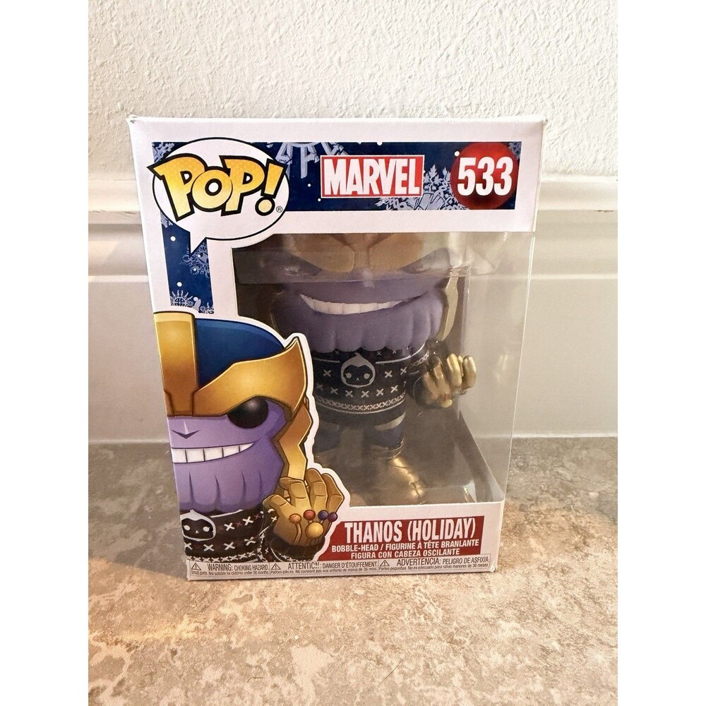 Funko POP! Marvel 533 - Thanos Vinyl Figure Holiday Pop 533- NEW IN BOX